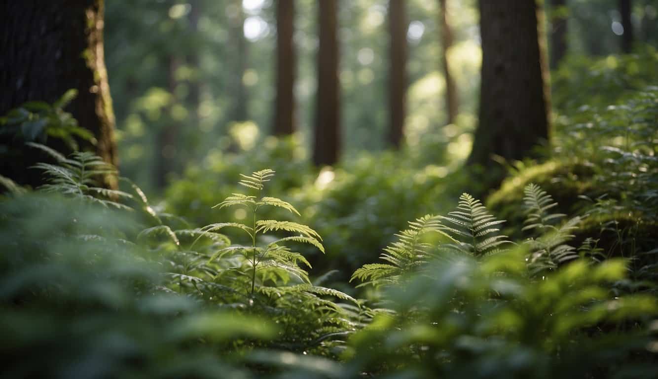 Lush greenery and vibrant wildlife in state and national parks. Protected areas with diverse ecosystems nearby